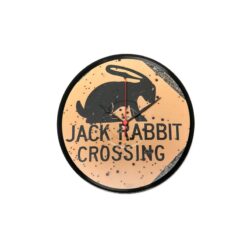 Reloj de pared sobre disco de vinilo Jack Rabbit