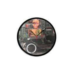 Reloj de pared sobre disco de vinilo Hackberry