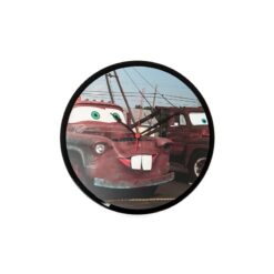 Reloj de pared sobre disco de vinilo Cars