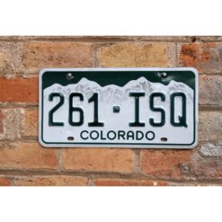 Matrículas Americanas Colorado Año 2000
