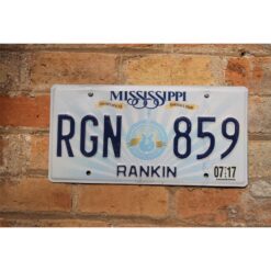Matrículas Americanas Mississippi