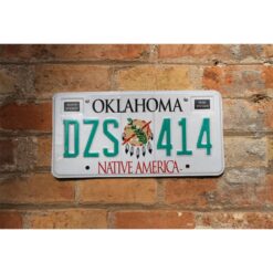 Matrículas Americanas Oklahoma Native