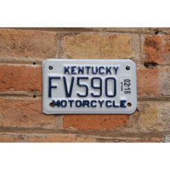 Matrículas Americanas Kentucky Moto