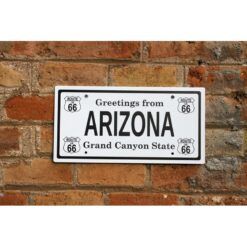 Placa Matrícula Route 66 Arizona