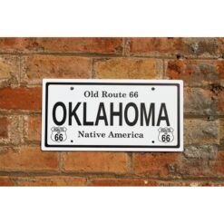 Placa Matrícula Route 66 Oklahoma