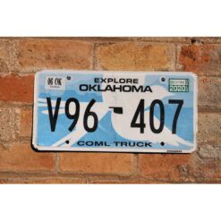 Matrículas Americanas Oklahoma Explore Truck Año 2017-2024