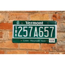 Matrículas Americanas Vermont Truck