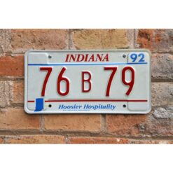 Matrículas Americanas Indiana Hoosier Hospitaily