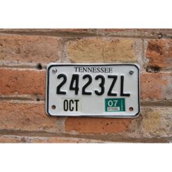 Matrículas Americanas Tennessee Moto