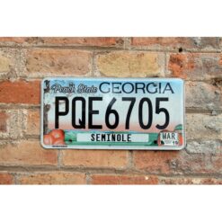 Matrículas Americanas Georgia Peach State