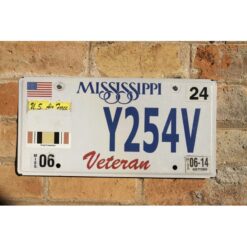 Matrículas Americanas Mississippi Veteran