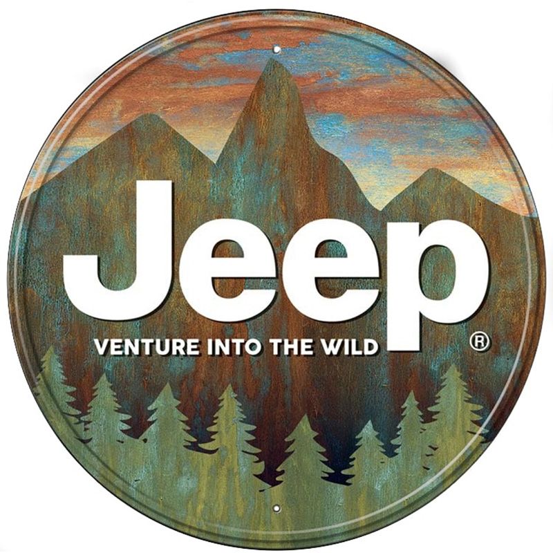 Placa Decorativa Jeep