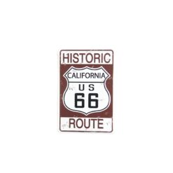 Placa Decorativa Carretera California Route 66