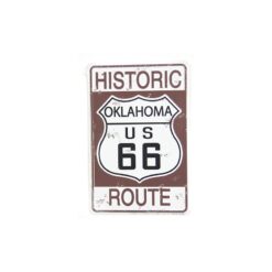 Placa Decorativa Carretera Oklahoma Route 66