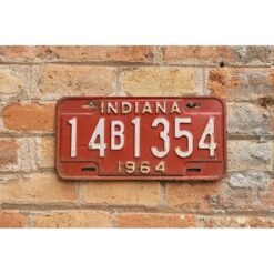 Matrículas Americanas Indiana 1964