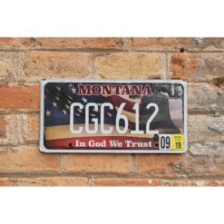 Matrículas Americanas Montana In God We Trust
