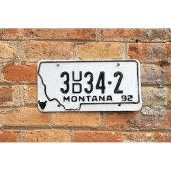 Matrículas Americanas Montana Año 1992