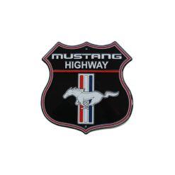 Placa Decorativa Escudo Mustang Highway