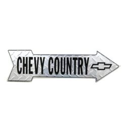 Placa Decorativa Flecha Chevy Country