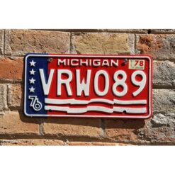 Matrículas Americanas Michigan Bicentenario 1976