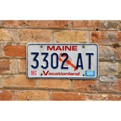 Matrículas Americanas Maine Vacationland