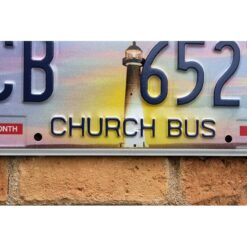 Matrículas Americanas Mississippi Church Bus - Imagen 2