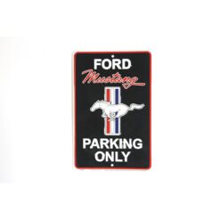 Placa Decorativa Mustang Parking Only