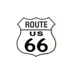 Emblema Placa de Metal de Pared Route 66