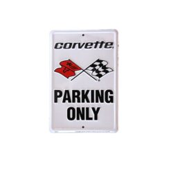 Placa Decorativa Corvette Parking Only Old