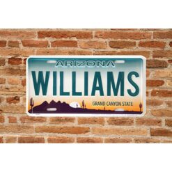 Placa de Matricula Decorativa Arizona Williams - Imagen 2