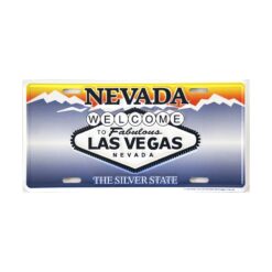 Placa de Matricula Decorativa Welcome Las Vegas
