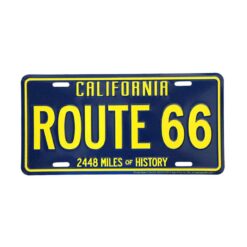 Placa de Matricula Decorativa Route 66 California