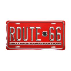 Placa de Matricula Decorativa Route 66 Mother Road Edition