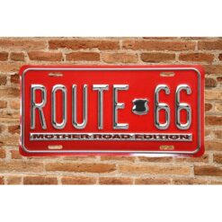 Placa de Matricula Decorativa Route 66 Mother Road Edition - Imagen 2
