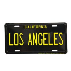 Placa de Matricula Decorativa California Los Angeles
