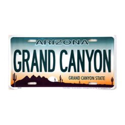 Placa de Matricula Decorativa Arizona Grand Canyon