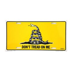 Placa de Matricula Decorativa Don't Tread on me