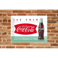Placa decorativa Coca-Cola Ice Cold 30x40 cm - Imagen 2