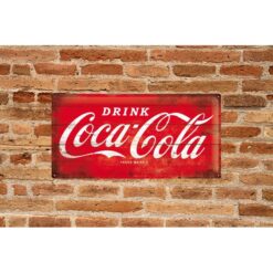 Placa decorativa Coca-Cola 50x25 cm - Imagen 2