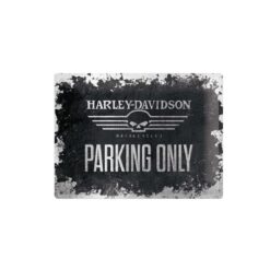 Placa decorativa Harley Davidson Parking Only 30x40 cm