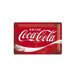Placa decorativa Drink Coca-Cola 20x30 cm