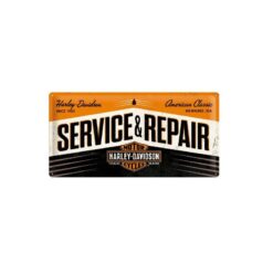 Placa decorativa Harley Davidson Service 25x50 cm