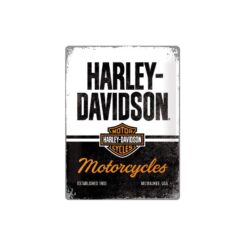 Placa decorativa Harley Davidson Motorcycles 30x40 cm