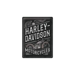 Placa decorativa Harley Davidson Motorcycles Since 1903 30x40 cm