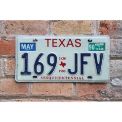 Matrículas Americanas Texas Sesquincentennial