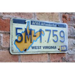Matrículas Americanas West Virginia Wild, Wonderful Año 89 - Imagen 2