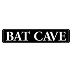 Placa Decorativa Bat Cave