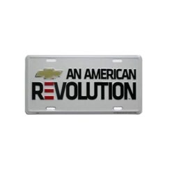Placa de Matricula Decorativa Chevrolet Revolution
