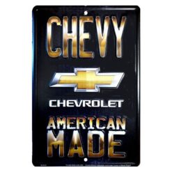 Placa Decorativa Chevrolet American Made Chevy