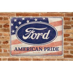 Placa decorativa de metal Ford American Pride 30x40 cm - Imagen 2